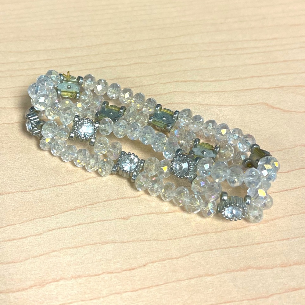 Faux Crystal Diamond Bracelet - Picture 10 of 11